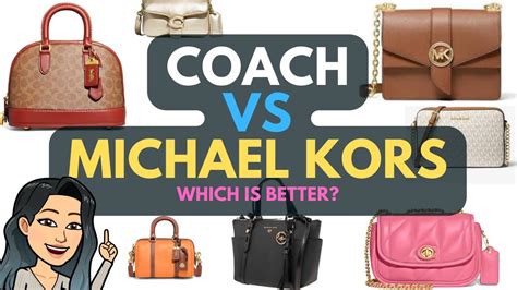 michael kors va coach|coach vs Michael Kors reviews.